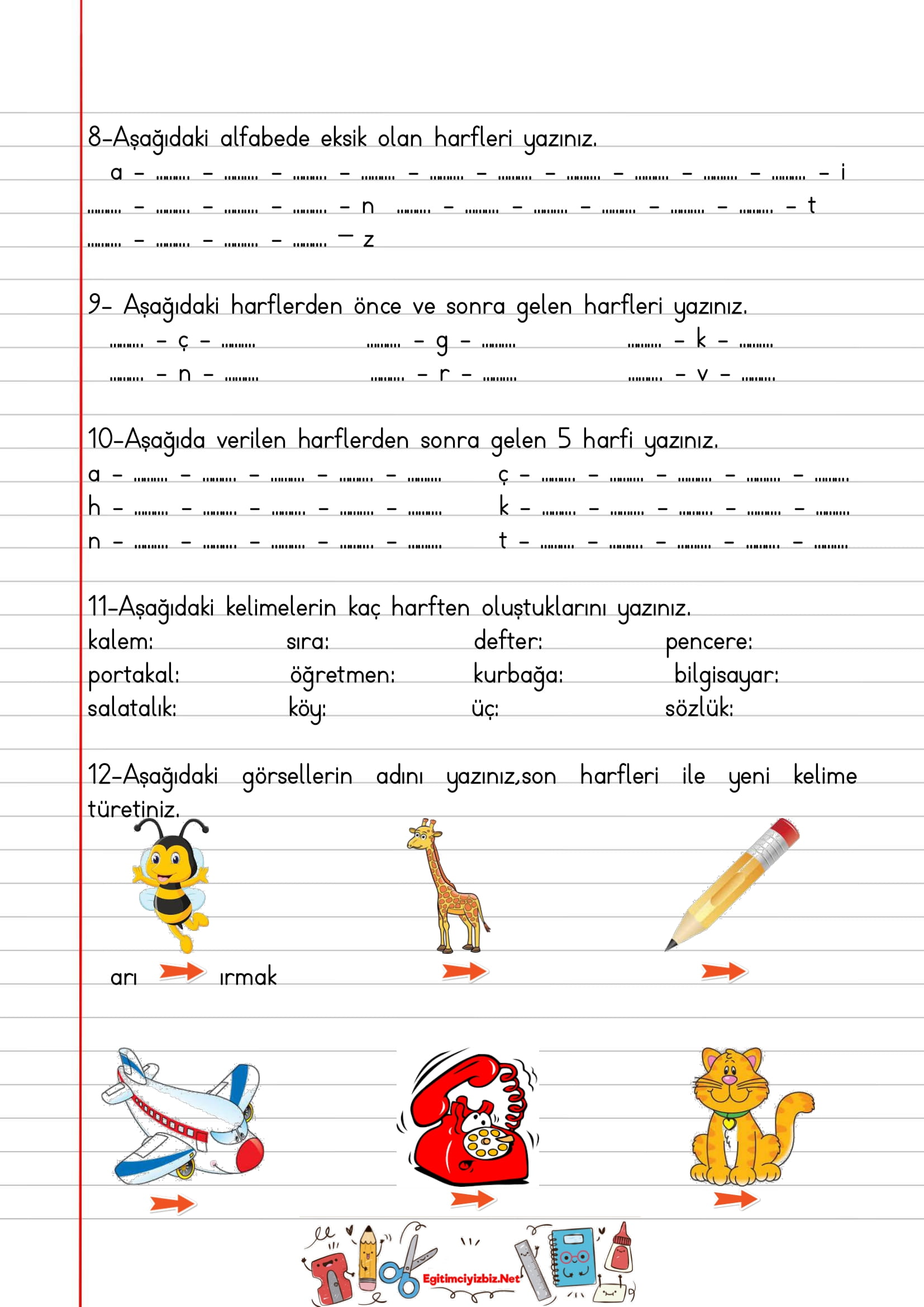 2.Sınıf Türkçe Ev Etkinliğim-1