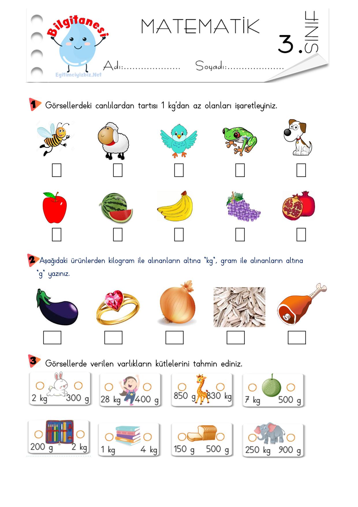 3. Sınıf Tartma Etkinliği-1