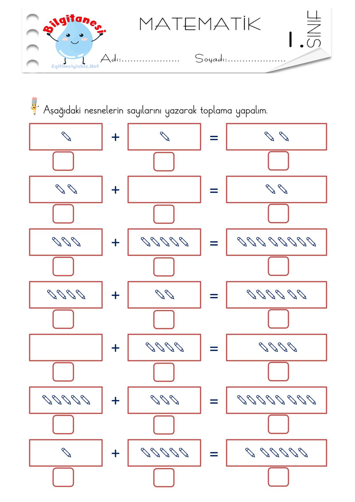 1. Sınıf Görseller ile Toplama İşlemi Etkinliği-3 (Maarif Modeli Uyumlu)